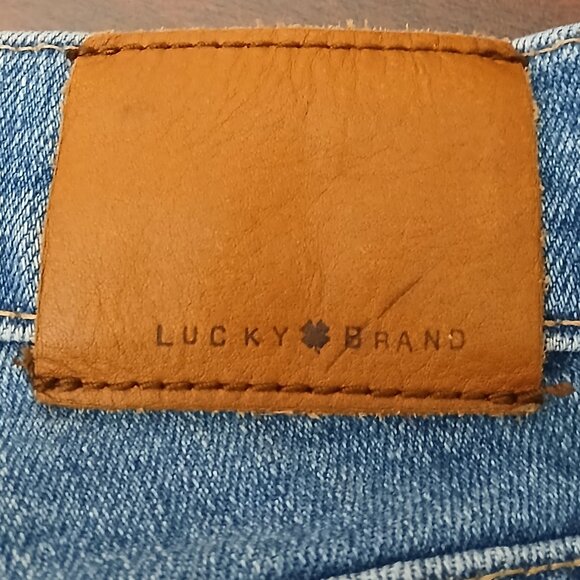 Lucky Brand Jeans Size 00 24 Bridgette Skinny Distressed Blue Denim Stretch - Picture 8 of 11